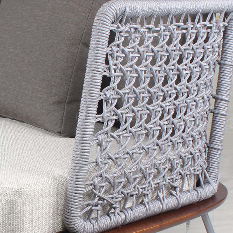 Gürtel grau Outdoor-Sofa für Balkon